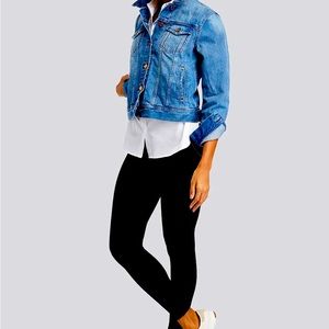 SPANX Look At Me Now seamless leggings in very black